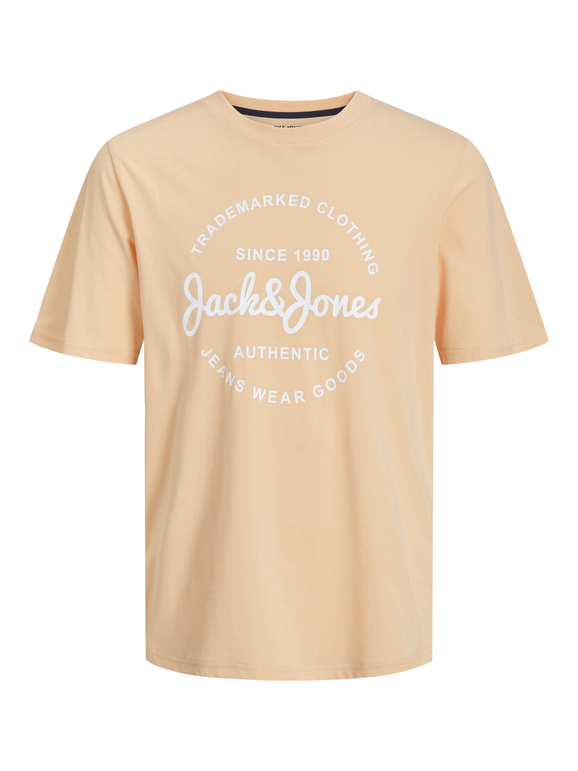 Jack & Jones 3-pack Tryck Rundringning T-shirt -Apricot - 12256943
