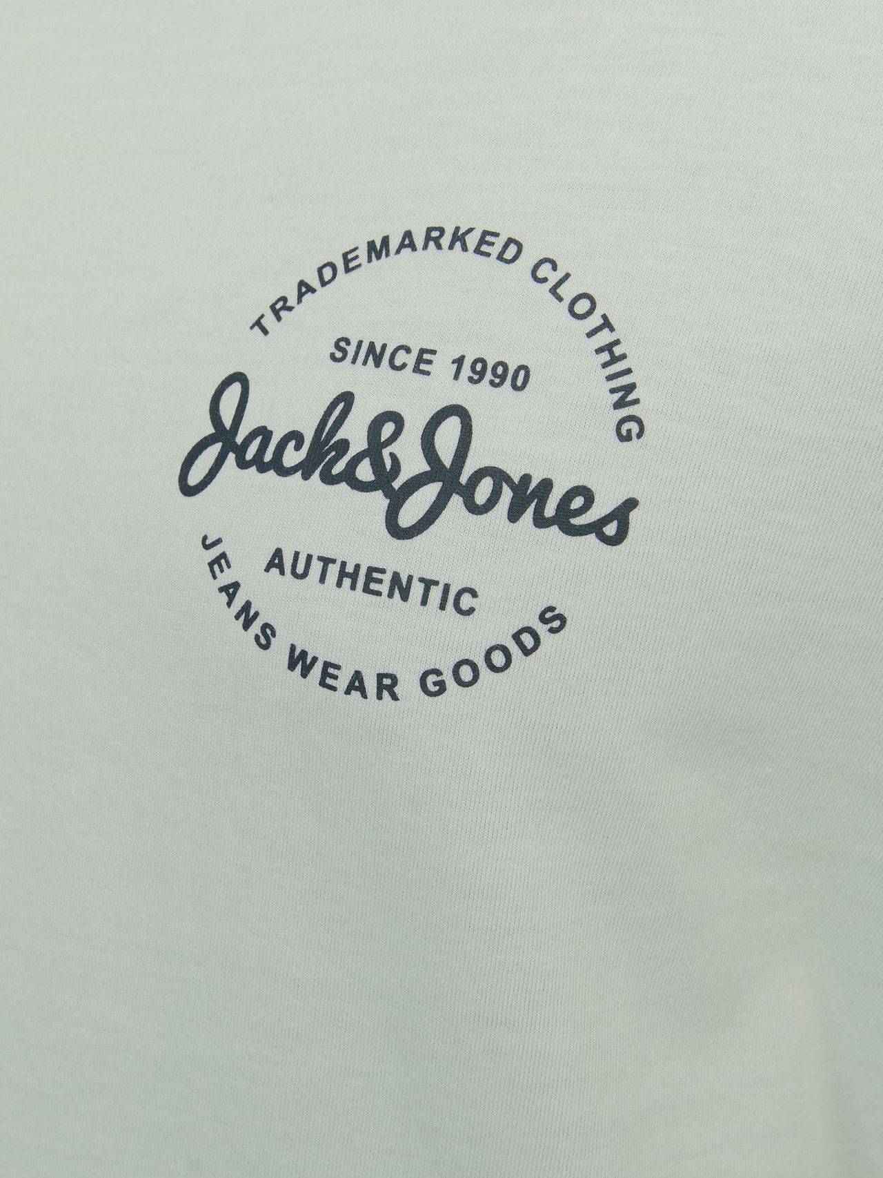 Jack & Jones Plus 3-pakk Trükitud T-särk -White - 12256944