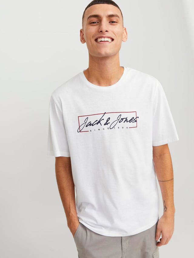 Jack & Jones 2-pack Printed Crew neck T-shirt - 12256956