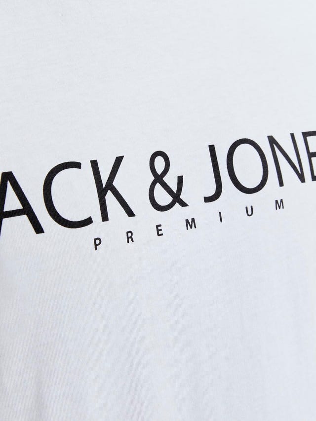 Jack & Jones Logo Rundhals T-shirt - 12256971