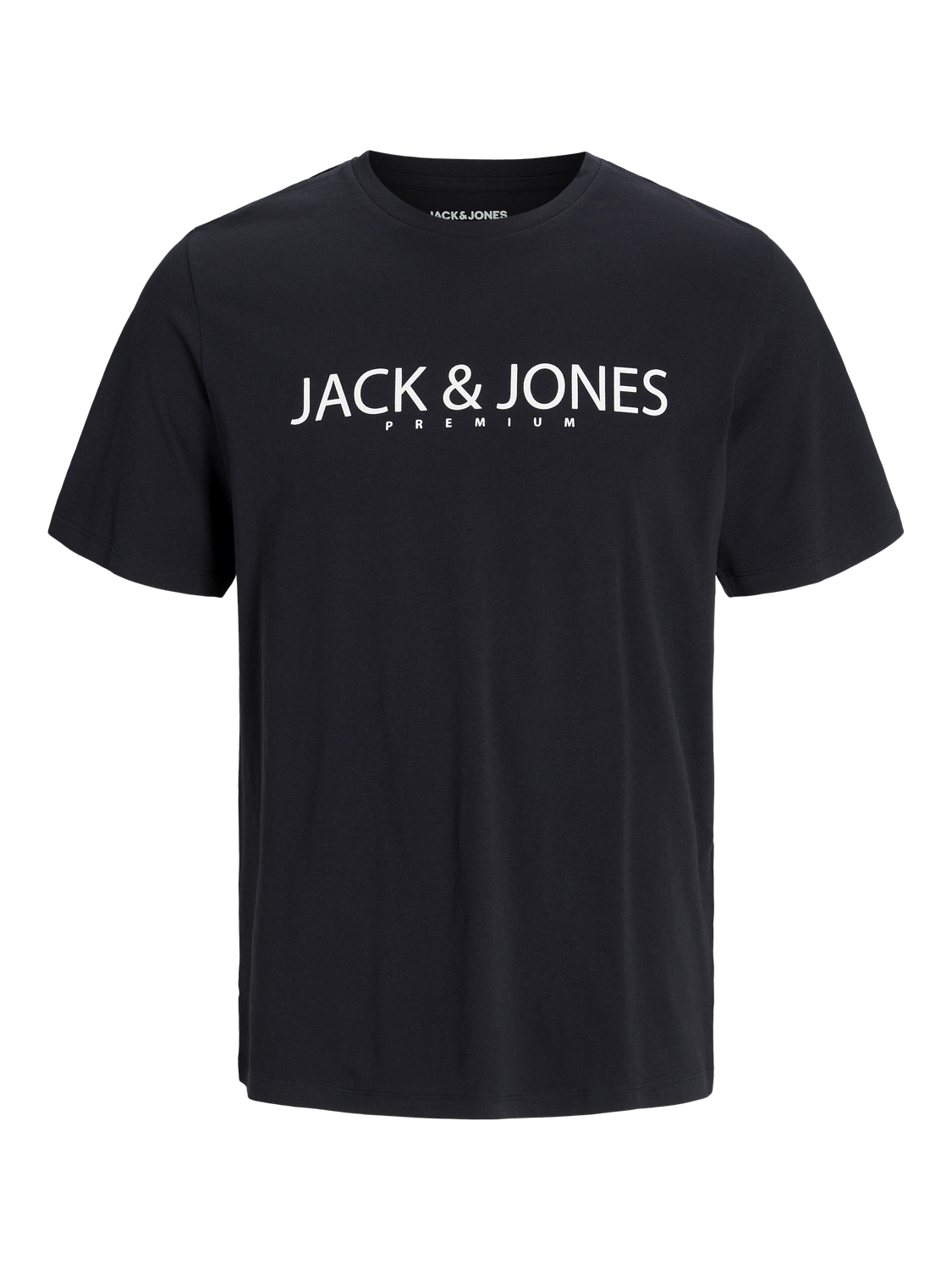 Jack & Jones Logo Pyöreä pääntie T-paita -Black Onyx - 12256971