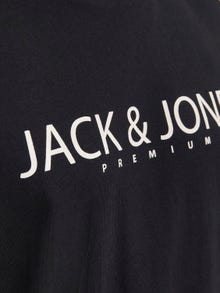 Jack & Jones Logo Pyöreä pääntie T-paita -Black Onyx - 12256971