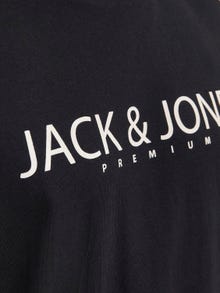 Jack & Jones Logo Ronde hals T-shirt -Black Onyx - 12256971