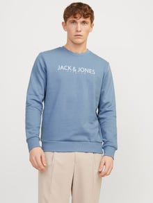 Jack & Jones Printet Sweatshirt med rund hals -Troposphere - 12256972