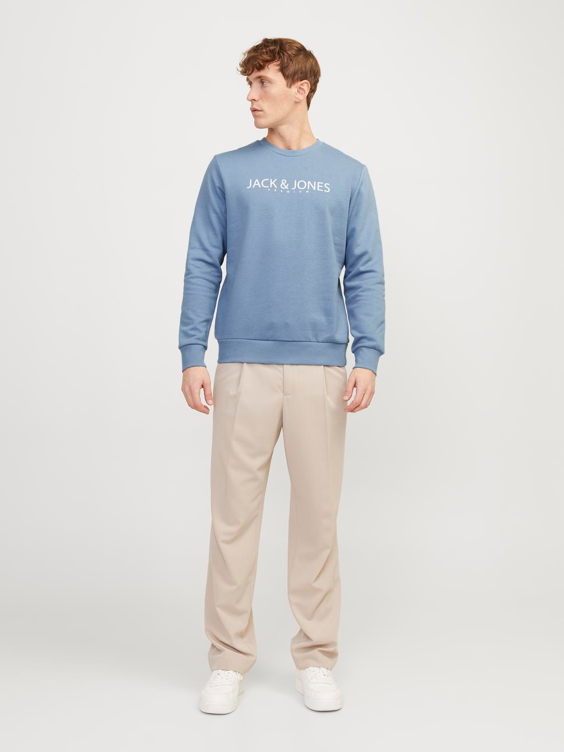 Jack & Jones Felpa Girocollo Stampato -Troposphere - 12256972