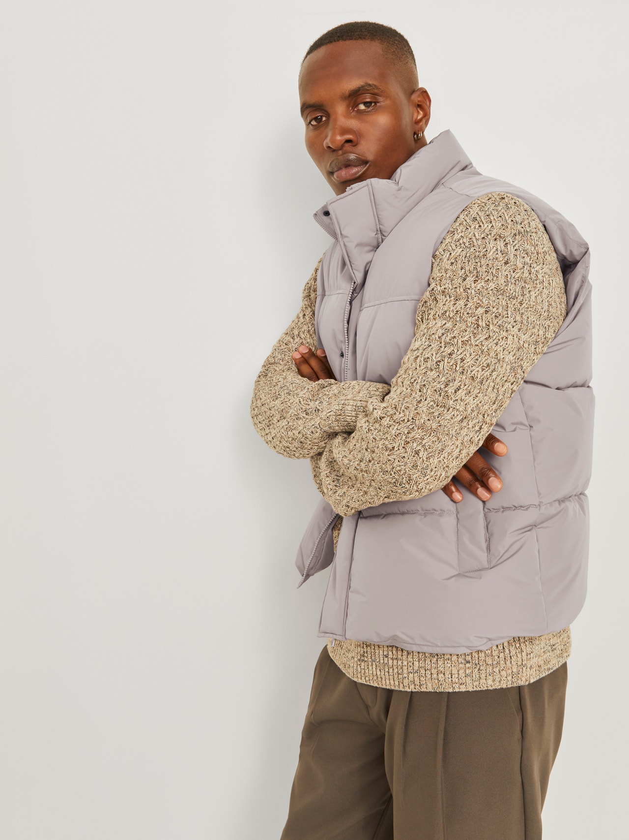 Gilet (bodywarmer) Pour Homme Jack & Jones Jjenoah - Col Ras Du Cou - Style Décontracté Et élégant