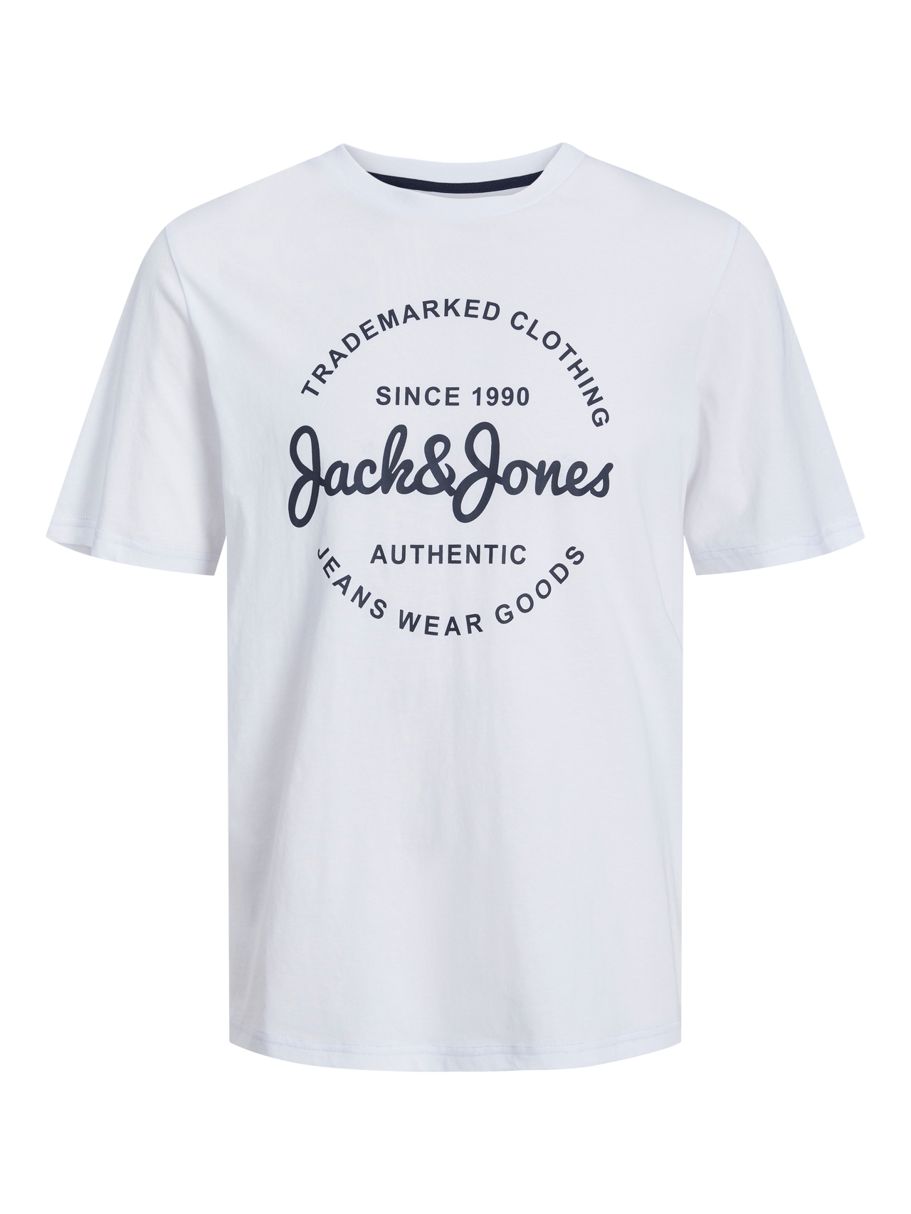 Jack & Jones 5-pakning Trykk O-hals T-skjorte -Apricot Ice - 12256984