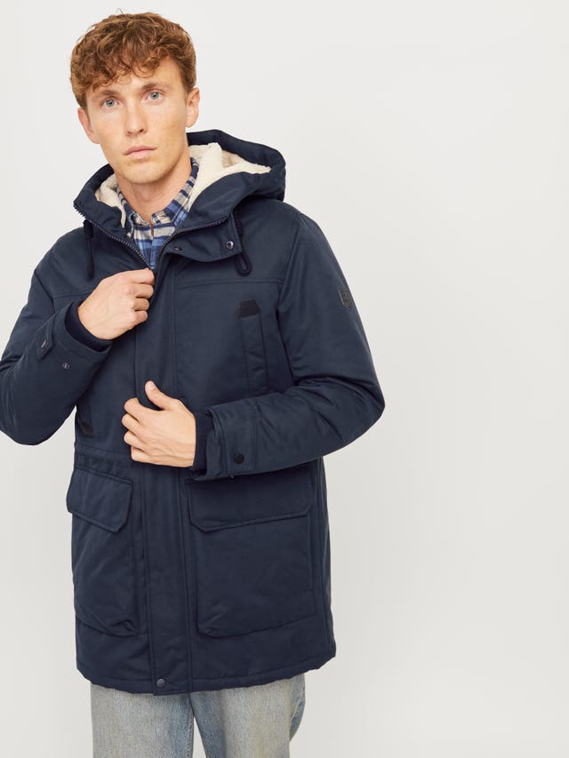 Men's Parka Coats & Jackets: Black, Green & More | JACK & JONES