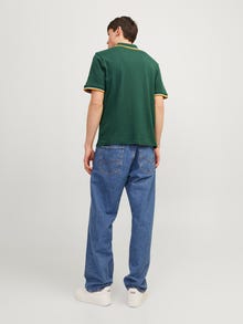 Jack & Jones 2-pak Printet Polo T-shirt -Navy Blazer - 12256996