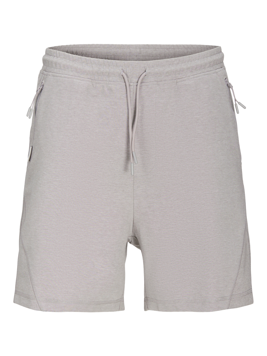 Jack & Jones Plus Size Tight Fit Sweatstof shorts -Light Grey Melange - 12257068