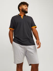Jack & Jones Plus Size Tight Fit Sweat shorts -Light Grey Melange - 12257068