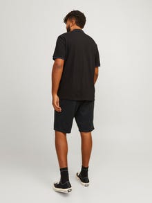 Jack & Jones Plus Size Tight Fit Sweat shorts -Black - 12257068