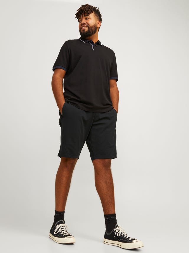Jack & Jones Plus Size Tight Fit Sweat-Shorts - 12257068