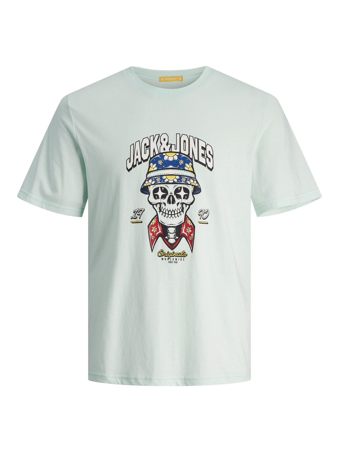 Jack & Jones Printed T-shirt For boys -Skylight - 12257131