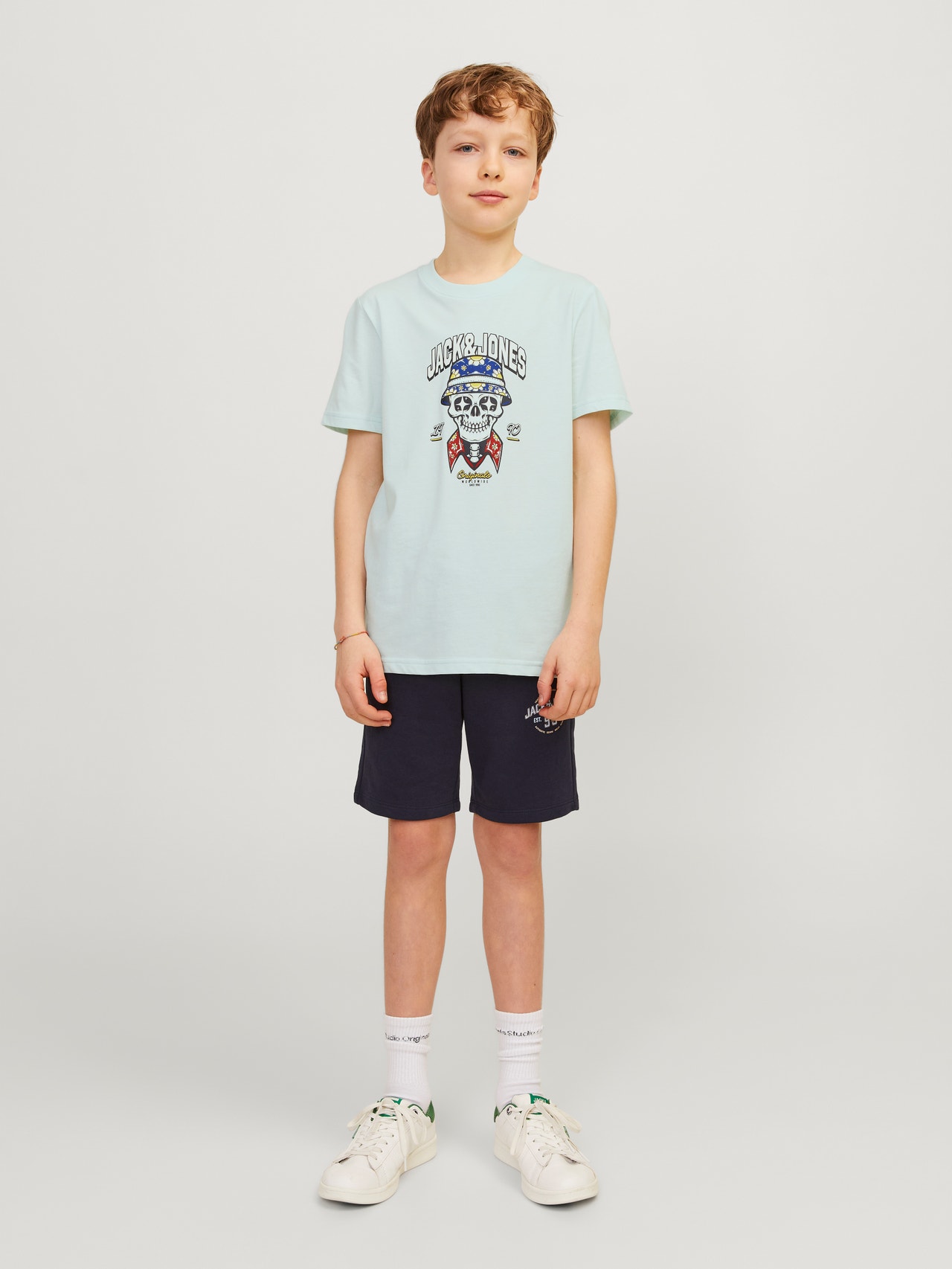 Jack & Jones Gedrukt T-shirt Voor jongens -Skylight - 12257131