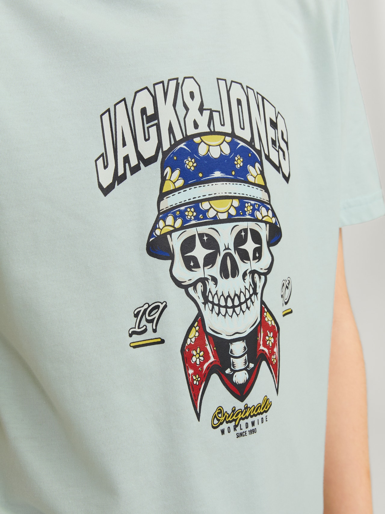 Jack & Jones Trykk T-skjorte For gutter -Skylight - 12257131