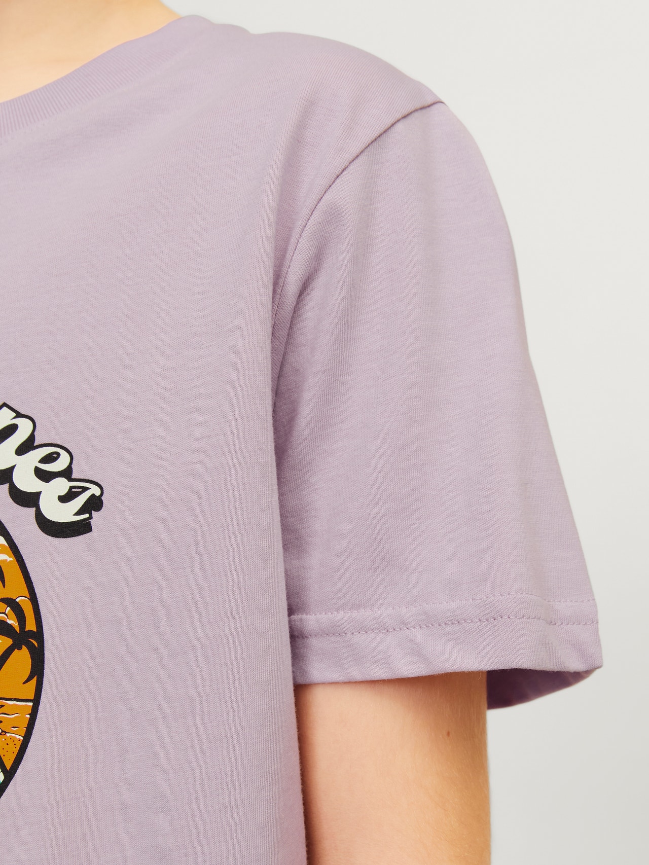 Jack & Jones Camiseta Estampado Para chicos -Lavender Frost - 12257131