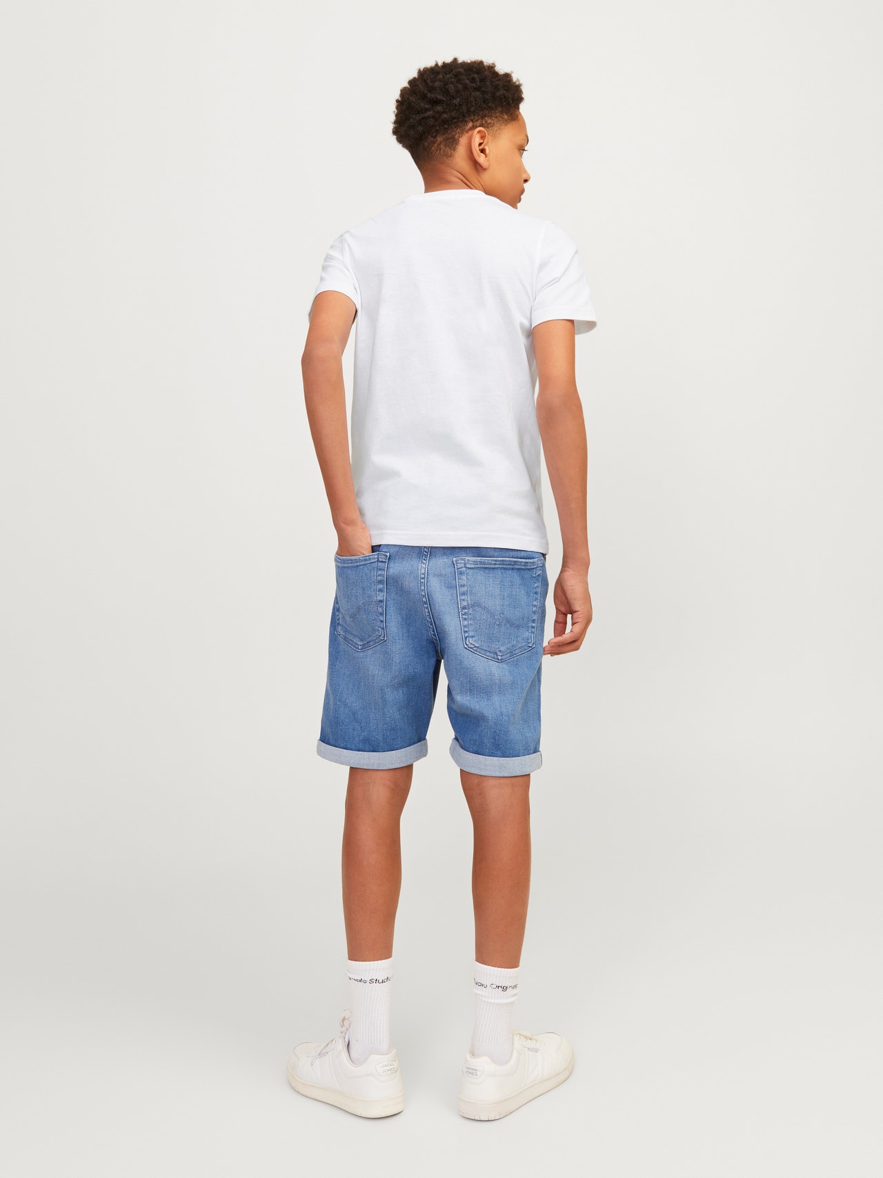 Jack & Jones T-shirt Imprimé Pour les garçons -Bright White - 12257133