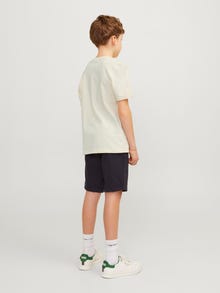 Jack & Jones Nadruk T-shirt Dla chłopców -Buttercream - 12257133