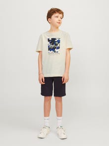 Jack & Jones Gedrukt T-shirt Voor jongens -Buttercream - 12257133