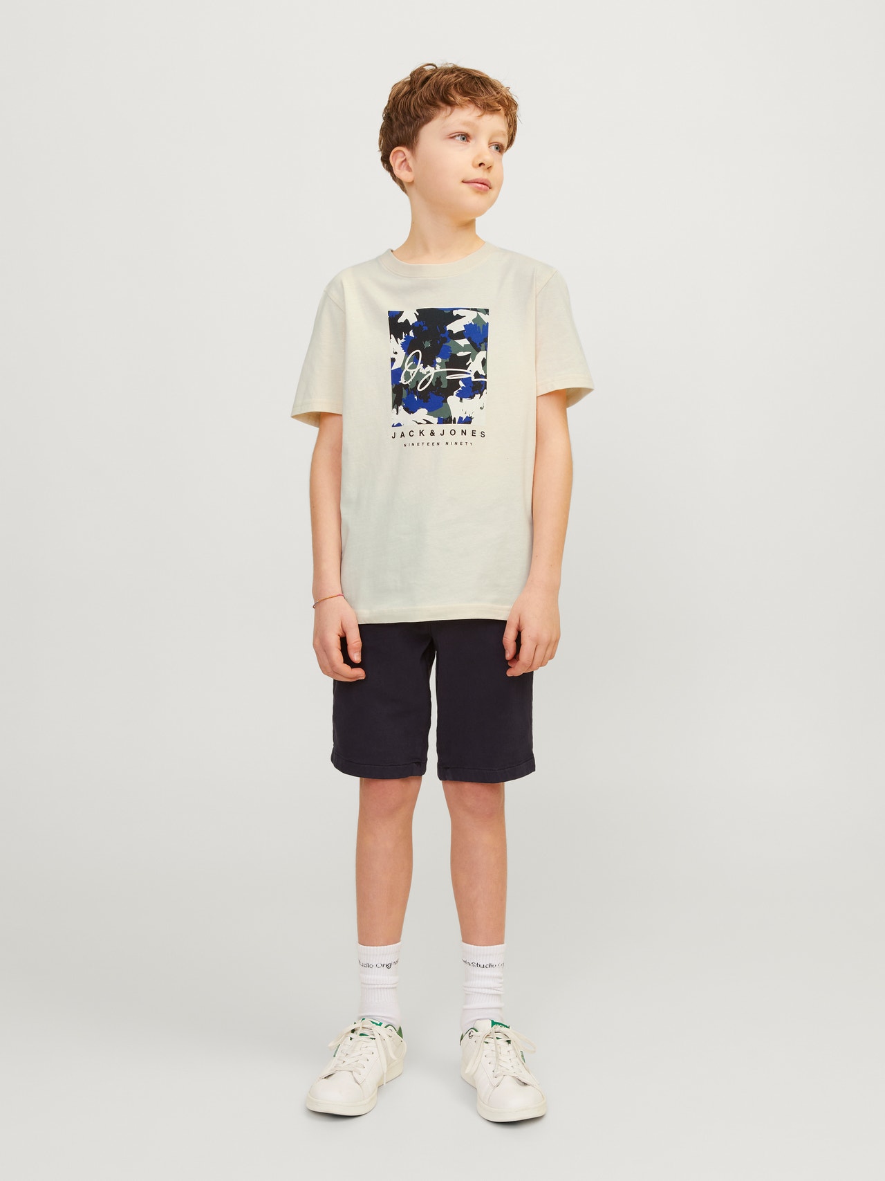 Jack & Jones T-shirt Imprimé Pour les garçons -Buttercream - 12257133