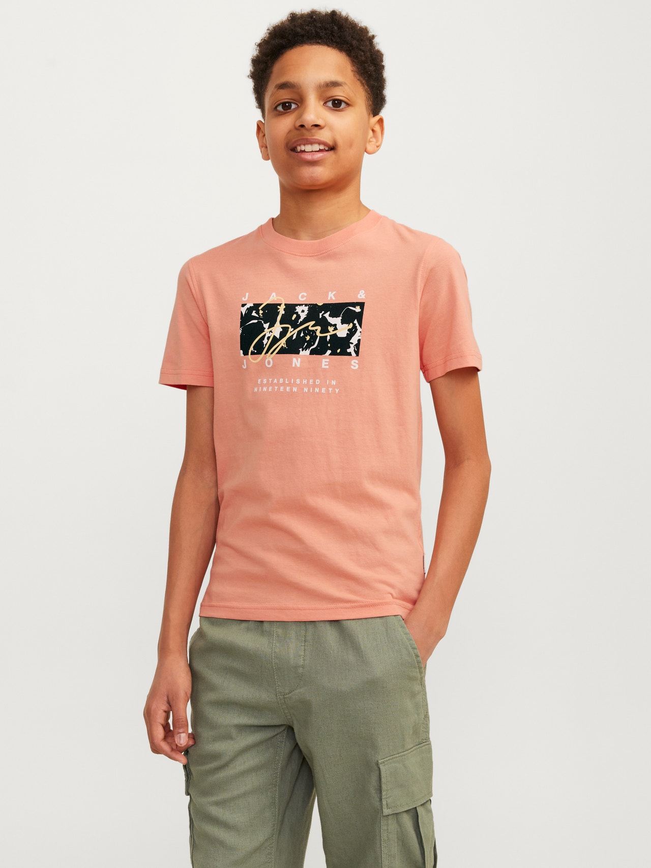 Jack & Jones Poikien Painettu T-paita -Canyon Sunset - 12257133