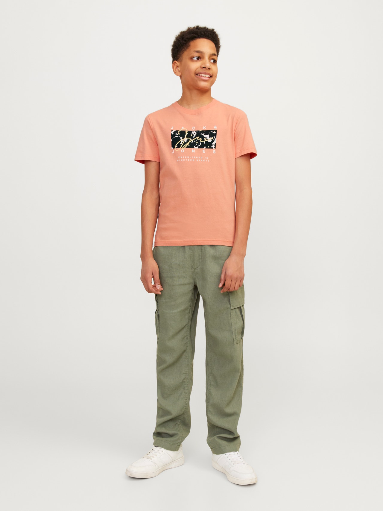 Jack & Jones Tryck T-shirt För pojkar -Canyon Sunset - 12257133