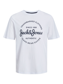 Jack & Jones Plus Size 5-pack Bedrukt T-shirt -Apricot Ice - 12257135