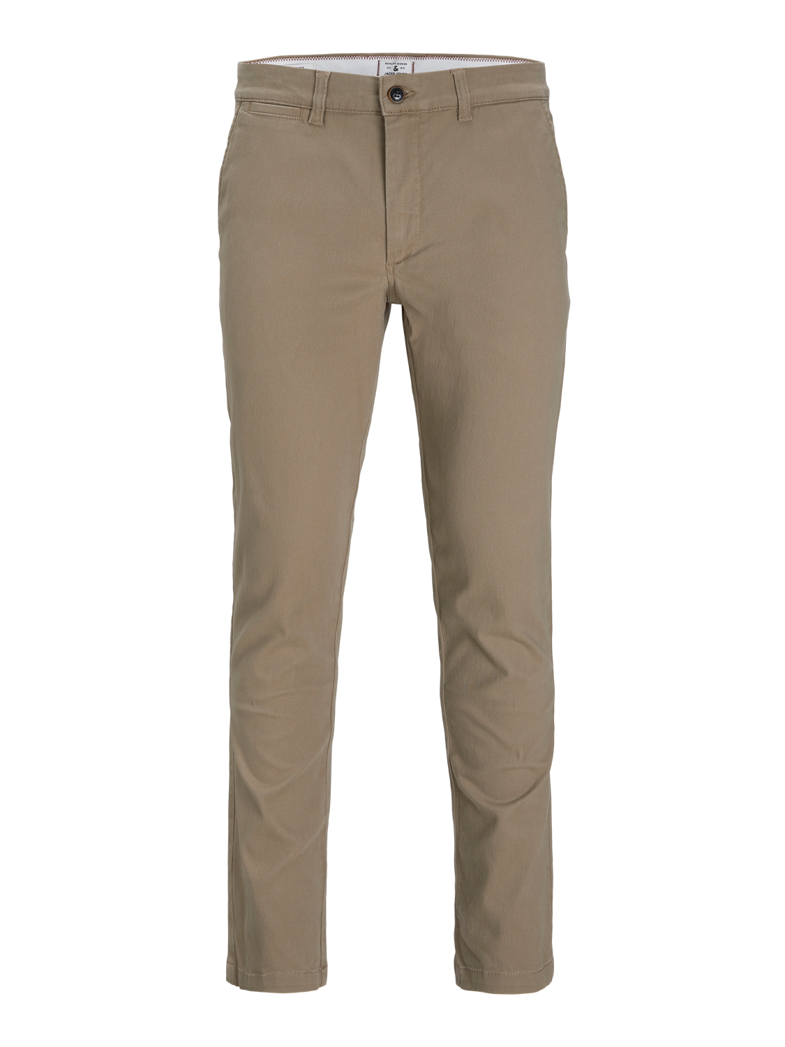 Jack & Jones Παντελόνι Regular Fit με στενή εφαρμογή Μίνι -Beige - 12257287