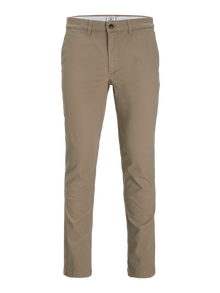 Jack & Jones Pantaloni aderenti Regular Fit Mini -Beige - 12257287