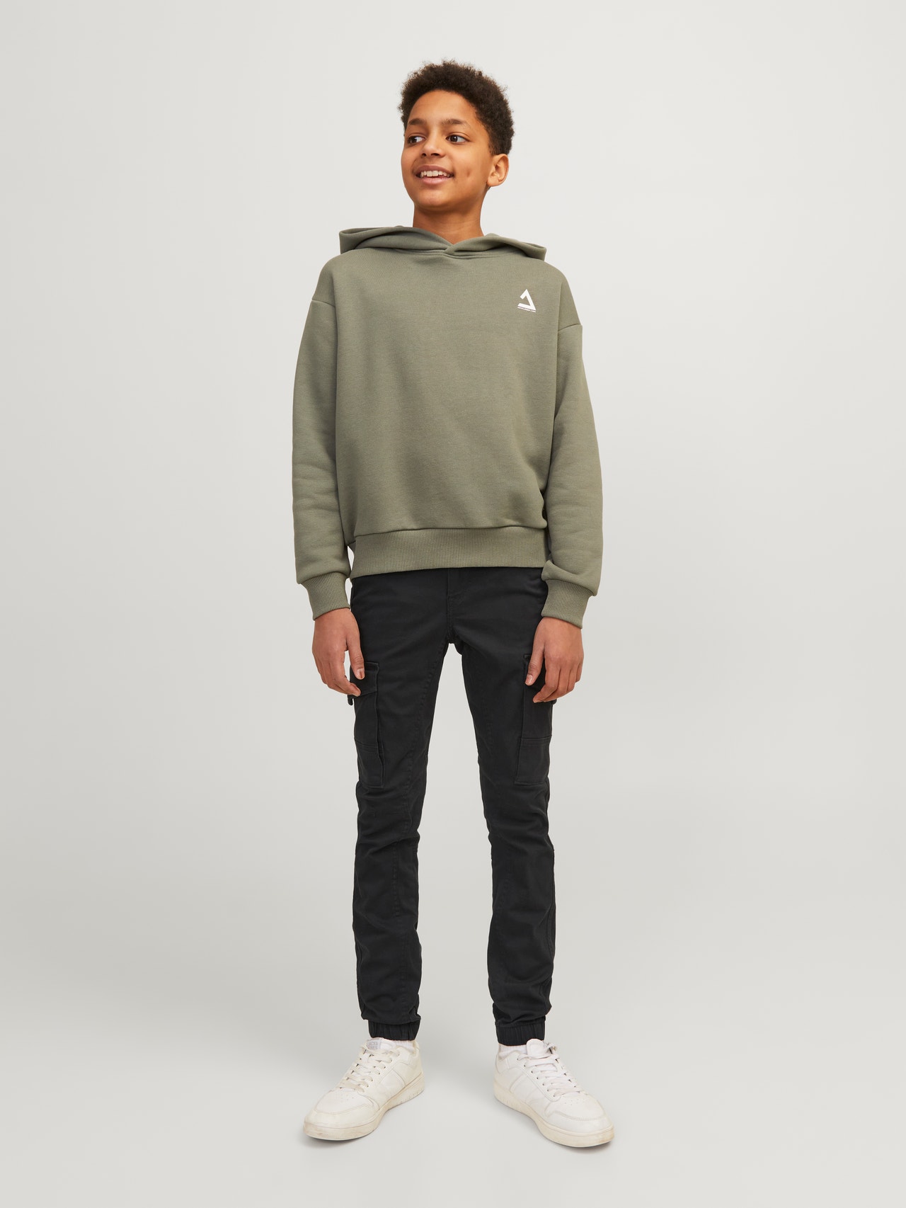 Jack & Jones Cargo nadrág Mini -Black - 12257296