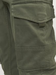 Jack & Jones „Cargo“ stiliaus kelnės Mini -Olive Night - 12257296