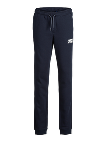 Jack & Jones Minipituinen Slim Fit Collegehousut -Navy Blazer - 12257312