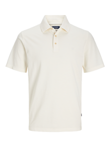 Jack & Jones Vienspalvis Polo -Cloud Dancer - 12257315