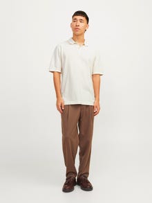 Jack & Jones Vienspalvis Polo -Cloud Dancer - 12257315