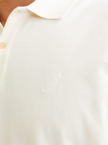 Jack & Jones Vienspalvis Polo -Cloud Dancer - 12257315