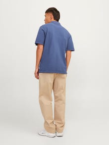 Jack & Jones T-shirt Liso Polo -Maritime Blue - 12257315