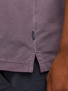 Jack & Jones Einfarbig Polo T-shirt -Plum Perfect - 12257315