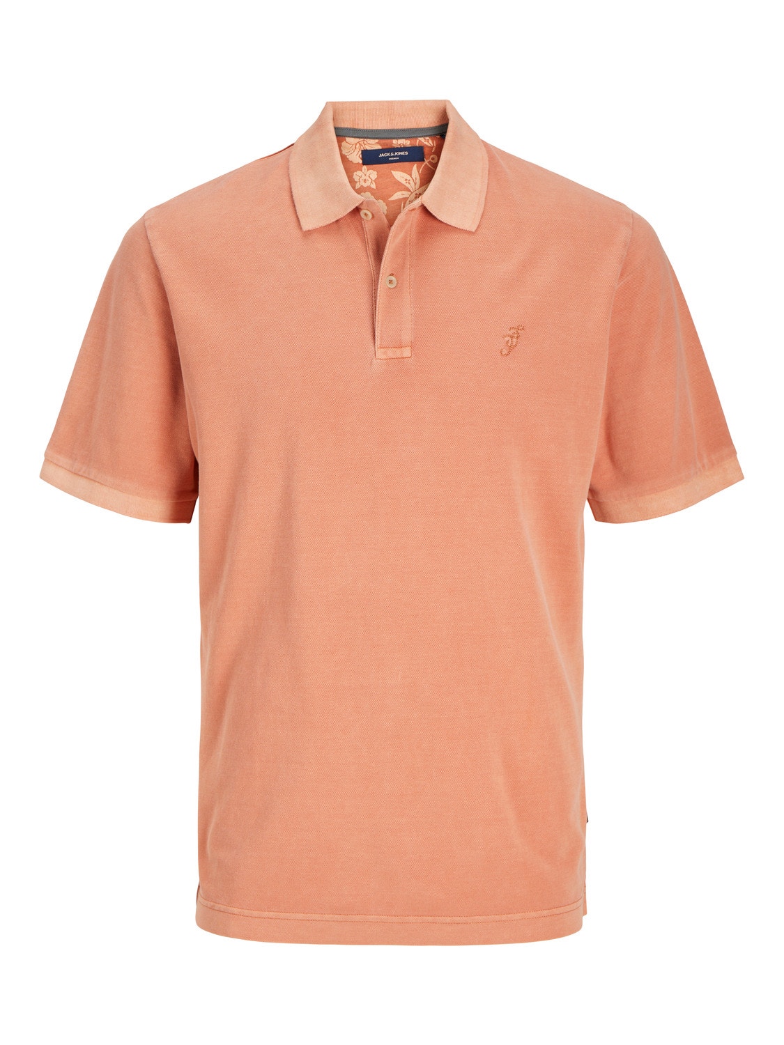 Jack & Jones Einfarbig Polo T-shirt -Sunburn - 12257315