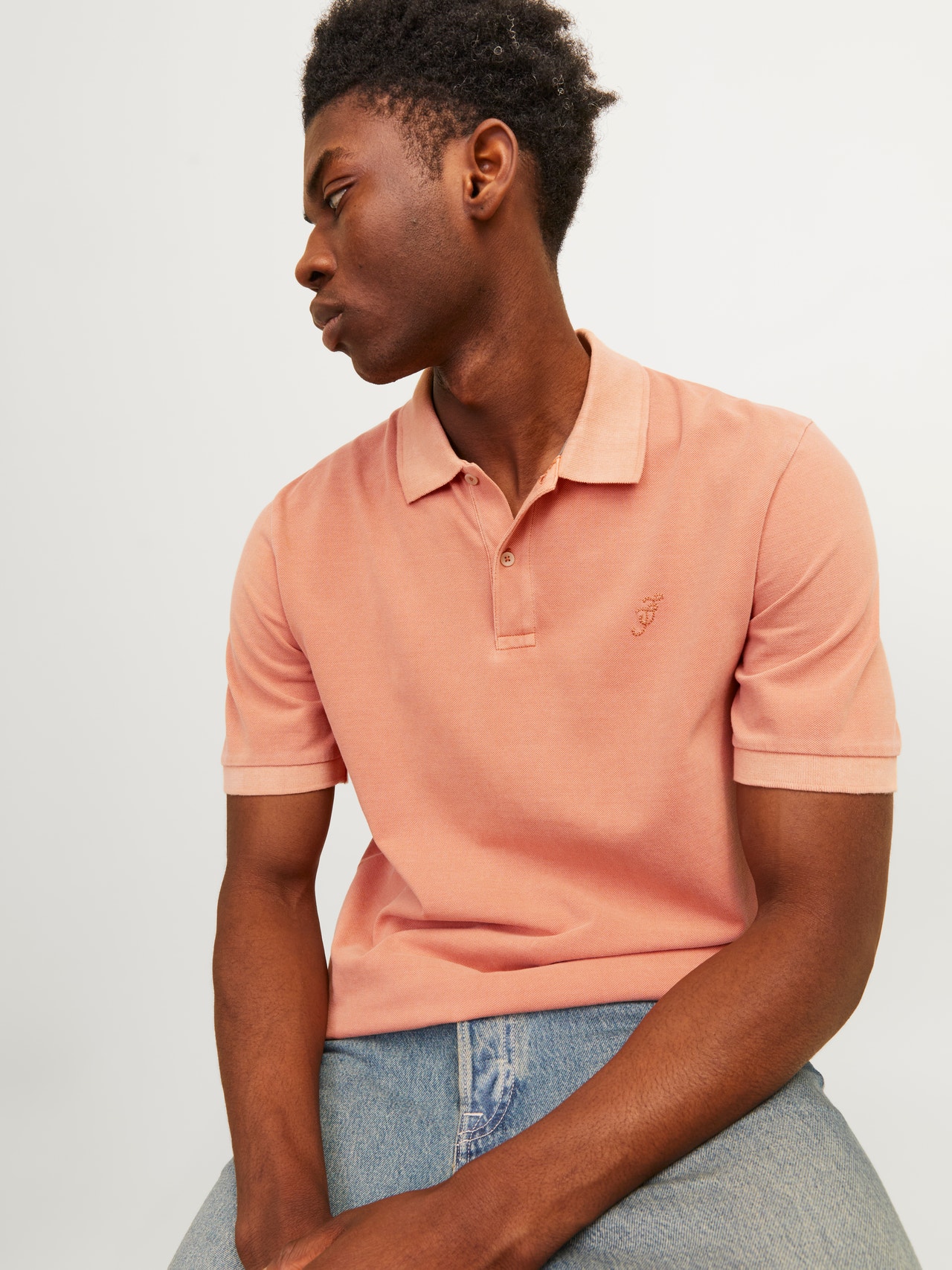 Jack & Jones Effen Polo T-shirt -Sunburn - 12257315