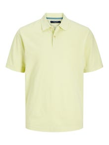 Jack & Jones Effen Polo T-shirt -Pale Lime Yellow - 12257315