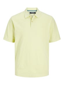 Jack & Jones Plain Polo Polo -Pale Lime Yellow - 12257315