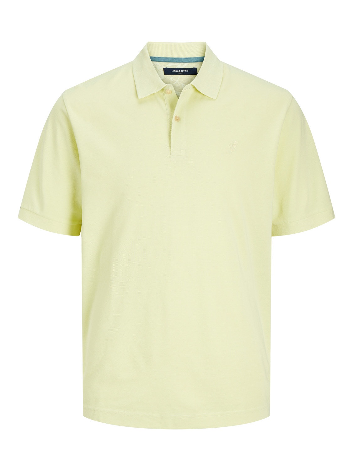 Jack & Jones Plain Polo T-shirt -Pale Lime Yellow - 12257315