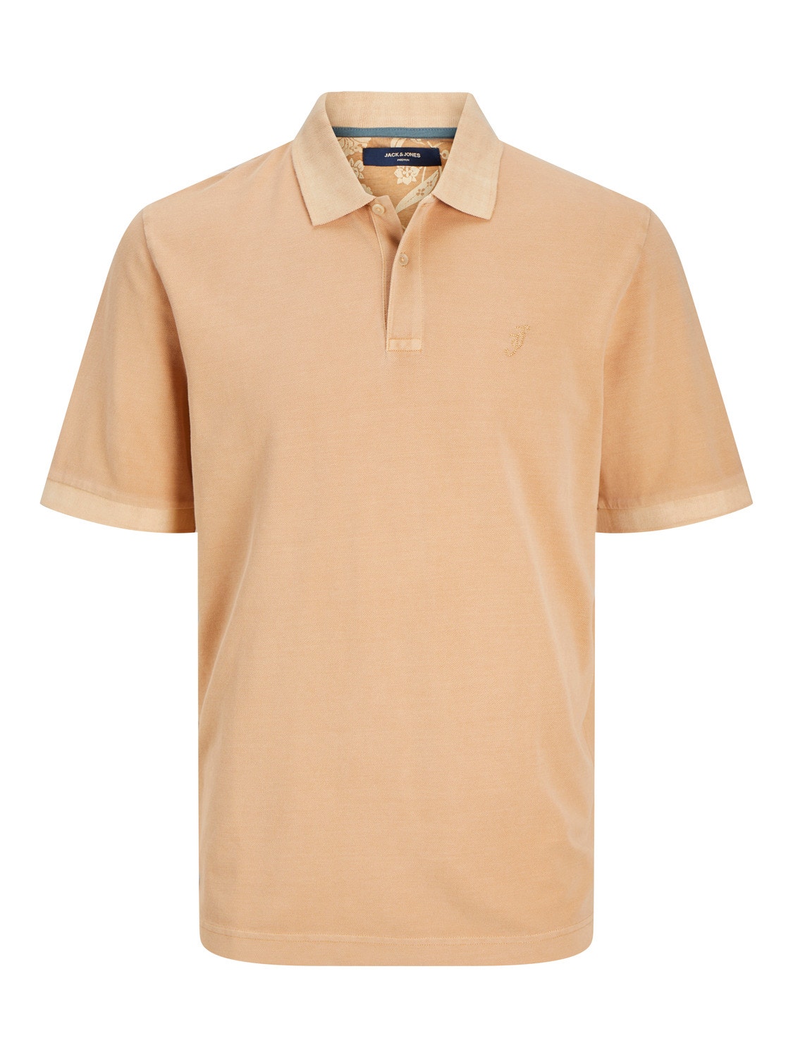 Jack & Jones Ensfarvet Polo T-shirt -Sand - 12257315