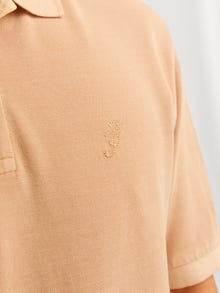 Jack & Jones Ensfarvet Polo T-shirt -Sand - 12257315