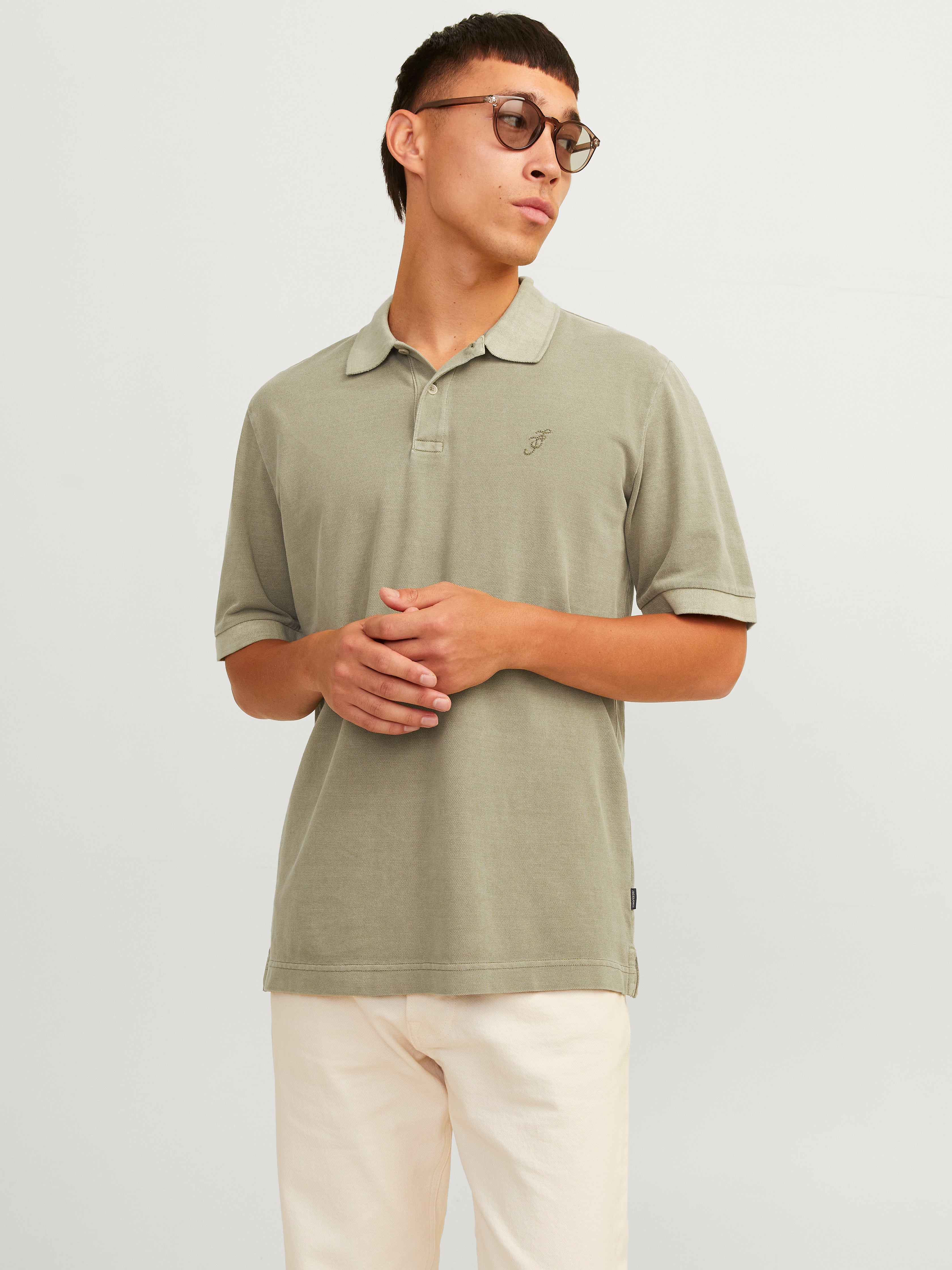Plain Quarter zip Knit | Light Grey | Jack & Jones®
