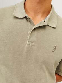 Jack & Jones Yksivärinen Polo T-paita -Aloe - 12257315