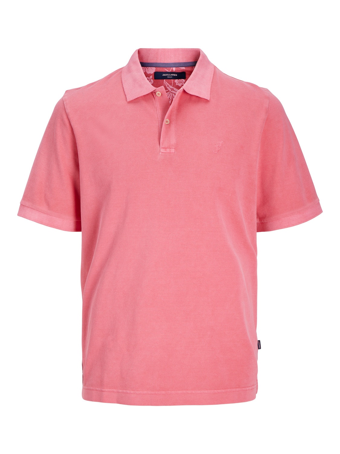 Jack & Jones Einfarbig Polo T-shirt -Rapture Rose - 12257315