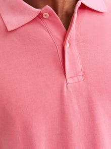 Jack & Jones Plain Polo T-shirt -Rapture Rose - 12257315