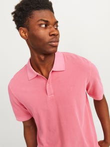 Jack & Jones Plain Polo T-shirt -Rapture Rose - 12257315